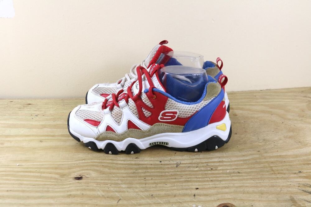 Skechers Sneakers One Piece Womens 9 Multicolor Leather D Lites 2 Anime